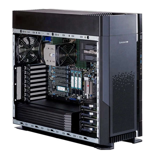 Купить Server Supermicro SYS-551A-T SuperWorkstation • GS7A-2000B • X13SWA-TF • Tower в магазине wardena.ru