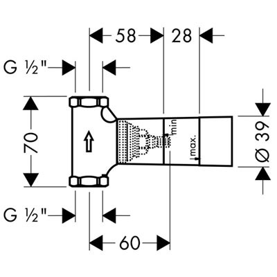 Купить Hansgrohe запорный вентиль (скрытая часть) хром 15974180 в магазине wardena.ru