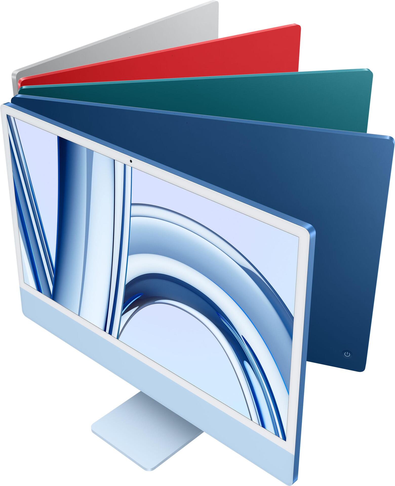 Купить Apple iMac Apple M M3 59,7 cm (23.5") 4480 x 2520 Pixel All-in-One-PC 16 GB 1 TB SSD macOS Sonoma Wi-Fi 6E (802.11ax) Blau (Z197-US51) в магазине wardena.ru