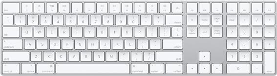 Купить Apple Magic Keyboard with Numeric Keypad - Tastatur - Bluetooth - Englisch (MQ052LB/A) в магазине wardena.ru