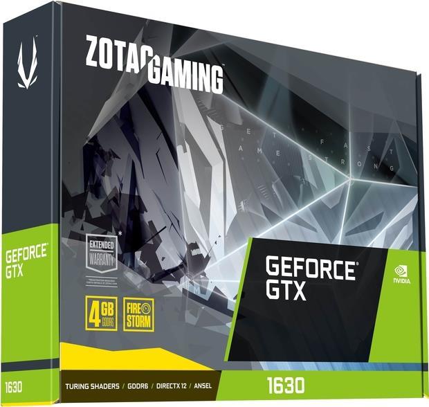 Купить ZOTAC GTX 1630 - Grafikkarten - NVIDIA GeForce GTX 1630 - 4GB GDDR6 - PCIe 3.0 - DVI, HDMI, DisplayPort (ZT-T16300F-10L) в магазине wardena.ru