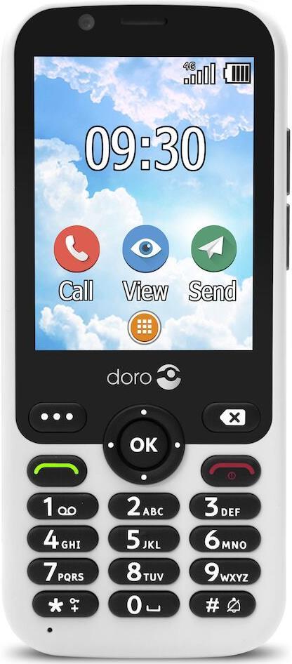 Купить Doro 7010 - Mobiltelefon - 4G LTE - microSD slot - GSM - 320 x 240 Pixel - 3 MP - weiß (380485) в магазине wardena.ru
