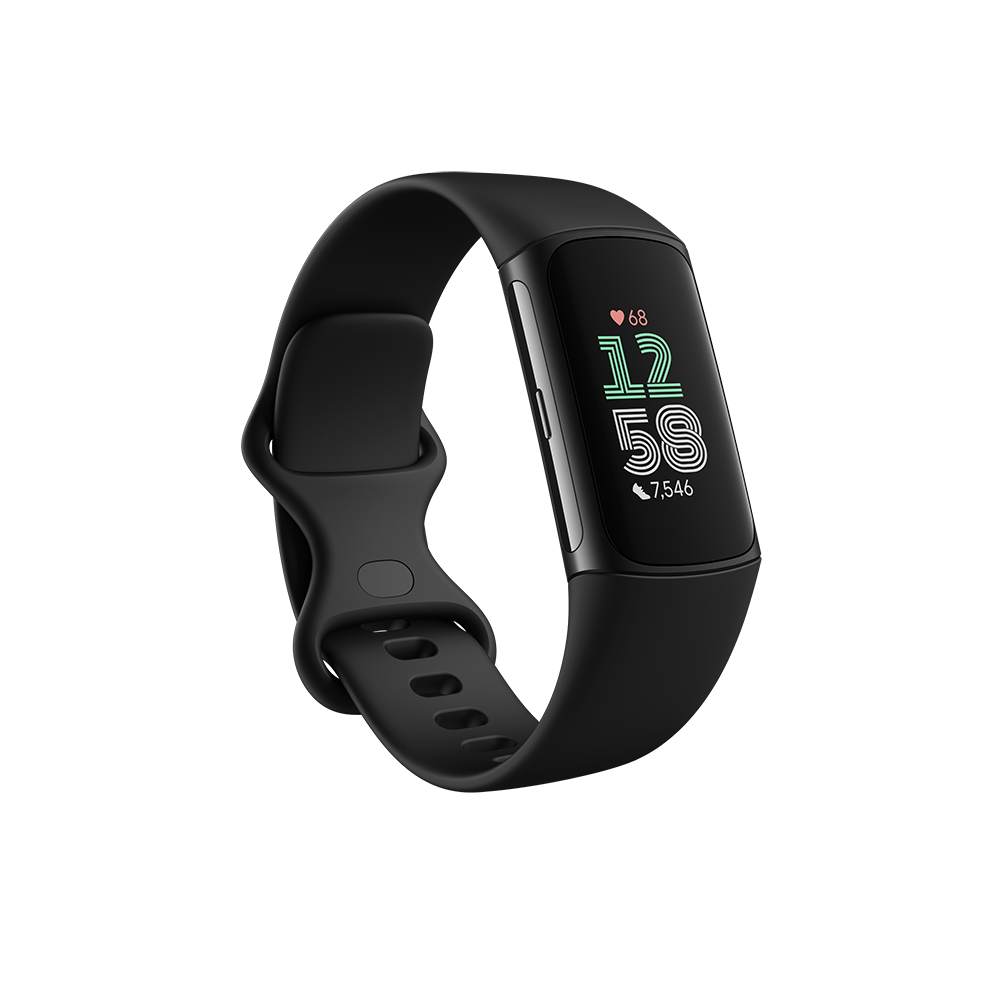 Купить Fitbit Charge 6 - Schwarzes Aluminium - Aktivitätsmesser mit Infinity Band - Silikon - Obsidian - NFC, Bluetooth - 37.64 g (40-56-7909) в магазине wardena.ru