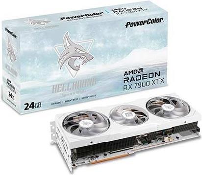 Купить Powercolor RX 7900XTX OC Spectral White Hellhound 24GB DDR6 retail (RX7900XTX 24G-L/OC/WHITE) в магазине wardena.ru