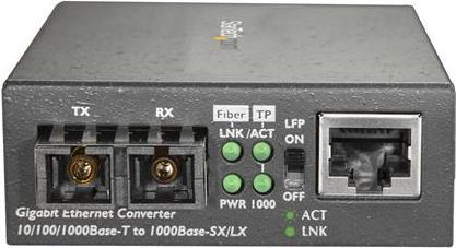 Купить StarTech.com Gigabit Ethernet to SC Fiber Media Converter - 1000Base-SX - Multimode 550 m - Medienkonverter - 100Mb LAN - 1000Base-SX, 100Base-TX, 1000Base-T - RJ-45 / SC multi-mode - bis zu 550 km - 850 nm (MCMGBSCMM055) в магазине wardena.ru