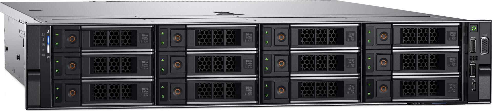 Купить DELL PowerEdge R7515 Server 960 GB Rack (2U) AMD EPYC 2,5 GHz 64 GB DDR4-SDRAM 750 W (PER751509A) в магазине wardena.ru
