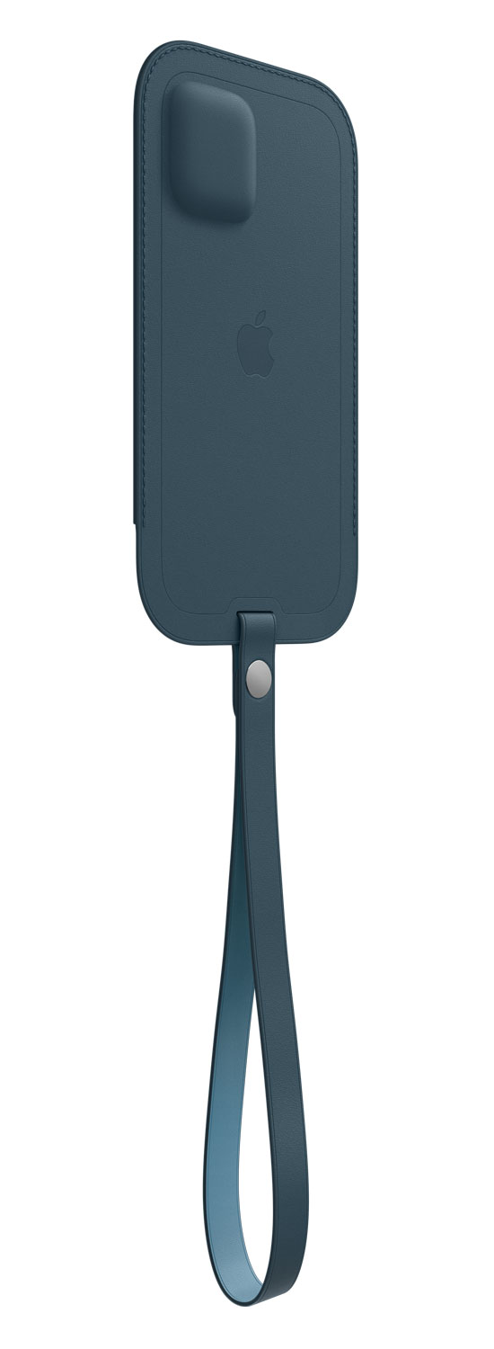 Купить Apple Sleeve with MagSafe - Schutzhülle für Mobiltelefon - Leder - Baltic Blue - für iPhone 12, 12 Pro (MHYD3ZM/A) в магазине wardena.ru