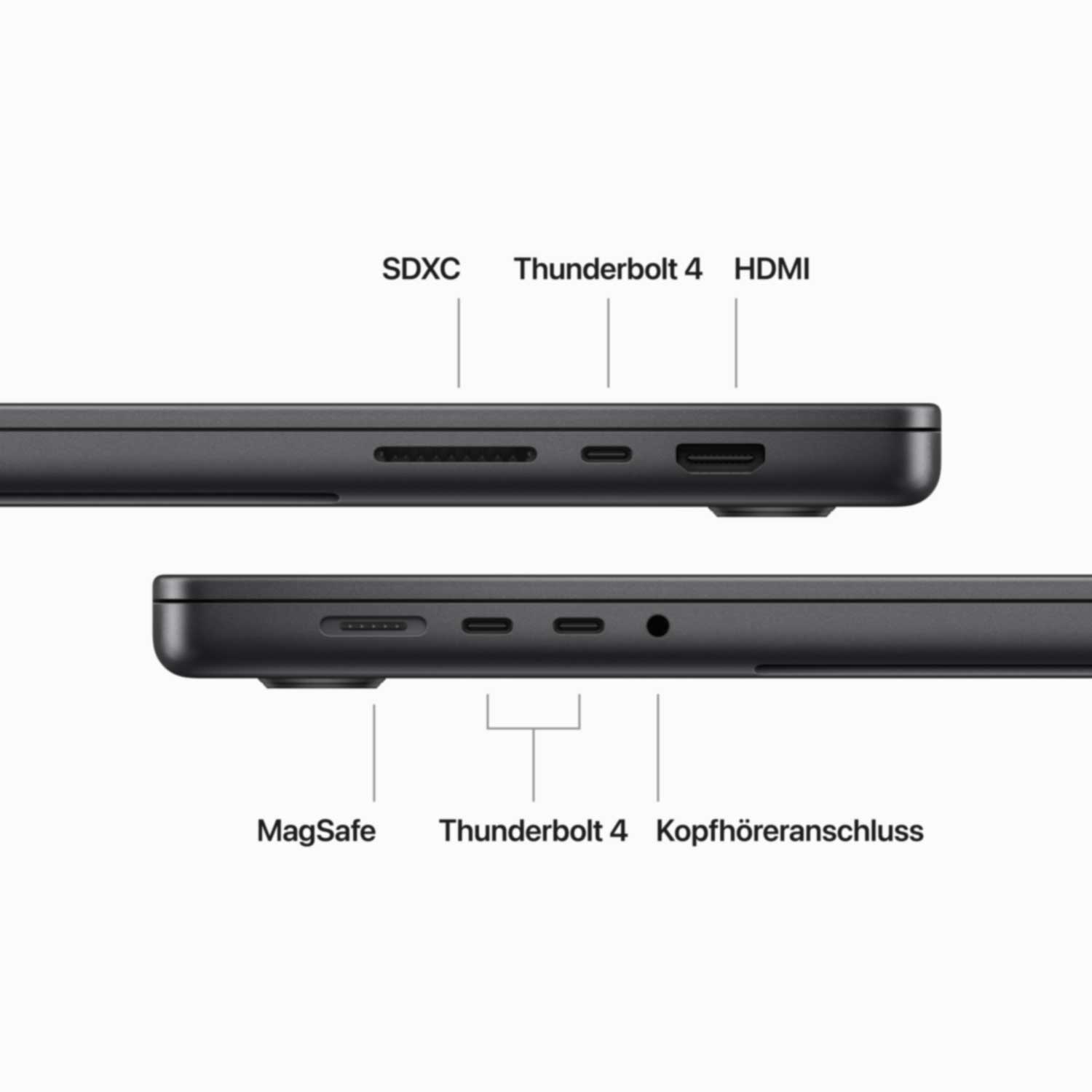 Купить Apple MacBook Pro 41cm(16‘‘) M3 Pro 12-Core 36GB/512GB space schwarz (MRW23D/A) в магазине wardena.ru