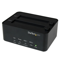 Купить StarTech.com USB3.0 auf 2,5 / 3.5" SATA / SSD Festplatten Dockingstation / Duplikator - Festplattenduplikator - 2 Schächte (SATA-300) (SATDOCK2REU3) в магазине wardena.ru