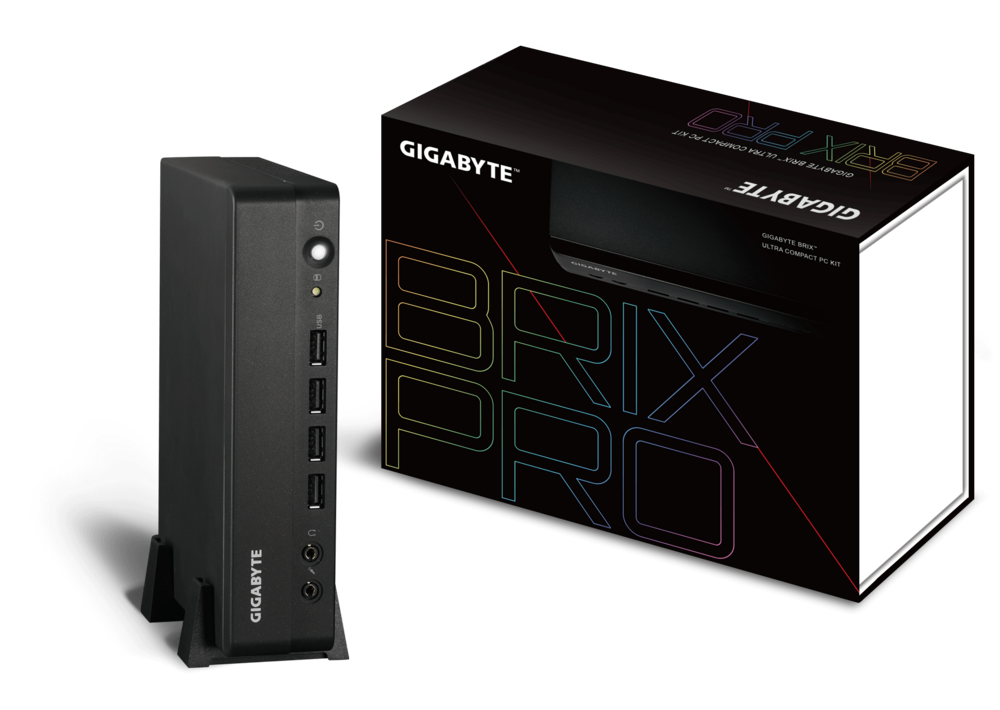 Купить Gigabyte BRIX Pro GB-BSRE-1605 (rev. 1.0) - Barebone - Ultra Compact PC Kit - 1 x Ryzen Embedded V1605B / 2 GHz - RAM 0 GB - Radeon Vega 8 - GigE - WLAN: 802.11a/b/g/n/ac, Bluetooth 4.2 в магазине wardena.ru