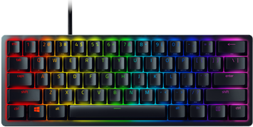 Купить Razer Huntsman Mini Tastatur USB QWERTY US Englisch Schwarz (RZ03-04340100-R3M1) в магазине wardena.ru
