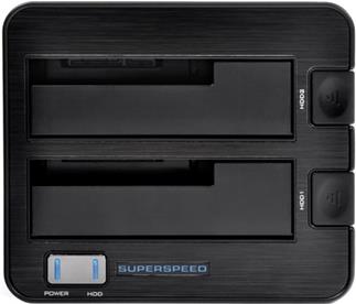 Купить Thermaltake BlacX Duet 5G - Speicher-Controller mit Netzanzeige - 2.5", 3.5" (6.4 cm, 8.9 cm) - 2 Sender/Kanal - SATA 6Gb/s - USB 3.0 (ST0022E) в магазине wardena.ru