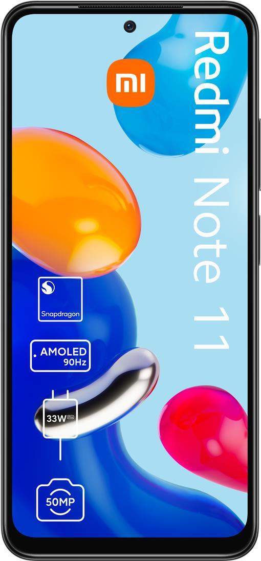 Купить Xiaomi Redmi Note 11 16,3 cm (6.43" ) Dual-SIM Android 11 4G USB Typ-C 4 GB 64 GB 5000 mAh Grau (MZB0ALUEU) в магазине wardena.ru