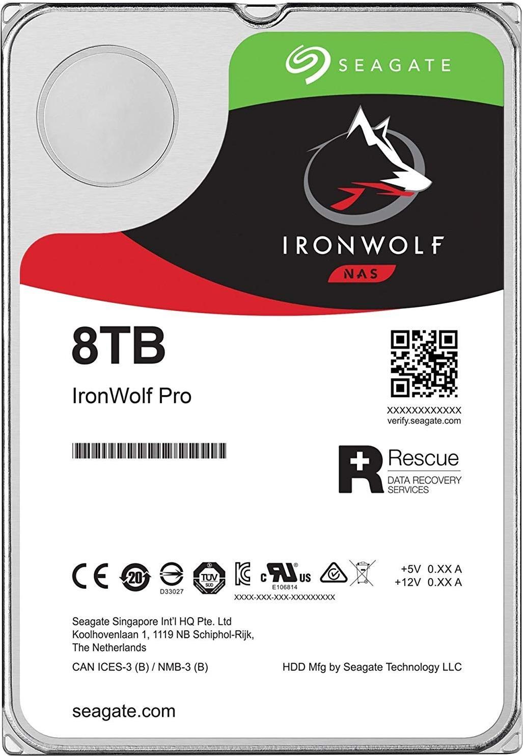 Купить Seagate IronWolf Pro ST8000NEA01 - Festplatte - 8 TB - intern - 3.5" (8.9 cm) - SATA 6Gb/s в магазине wardena.ru