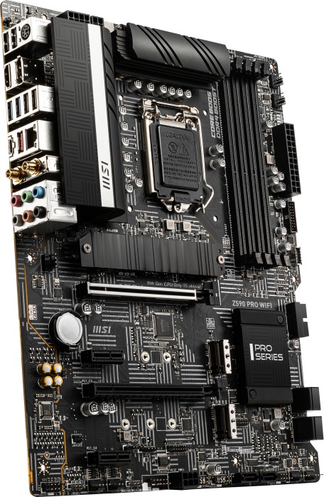 Купить MSI Z590-A PRO - Motherboard - ATX - LGA1200-Sockel - Z590 - USB-C Gen2, USB 3,2 Gen 1, USB 3,2 Gen 2, USB-C Gen 2x2 - 2,5 Gigabit LAN - Onboard-Grafik (CPU erforderlich) - HD Audio (8-Kanal) (7D09-003R) в магазине wardena.ru