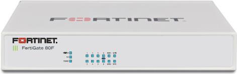 Купить Fortinet Fortigate 80F - 10 Gbit/s - 6500 Gbit/s - 1400 Mbit/s - 3,23 µs - 256-bit AES - HTTPS - IPSec - SHA-256 - SSL/TLS - FortiOS (FG-80F-DSL-BDL-950-12) в магазине wardena.ru