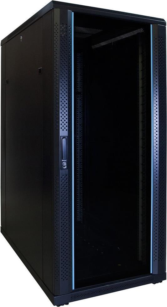Купить DSIT 27 HE 19” Serverschrank, mit Glastür (BxTxH) 600 x 1000 x 1400mm (DS6027) в магазине wardena.ru