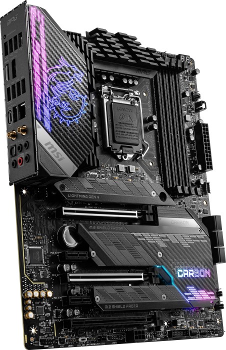 Купить MSI MPG Z590 GAMING CARBON WIFI - Motherboard - ATX - LGA1200-Sockel - Z590 Chipsatz - USB-C Gen2, USB 3.2 Gen 1, USB 3.2 Gen 2, USB-C Gen 2x2 - 2.5 Gigabit LAN, Wi-Fi, Bluetooth - Onboard-Grafik (CPU erforderlich) - HD (7D06-001R) в магазине wardena.ru