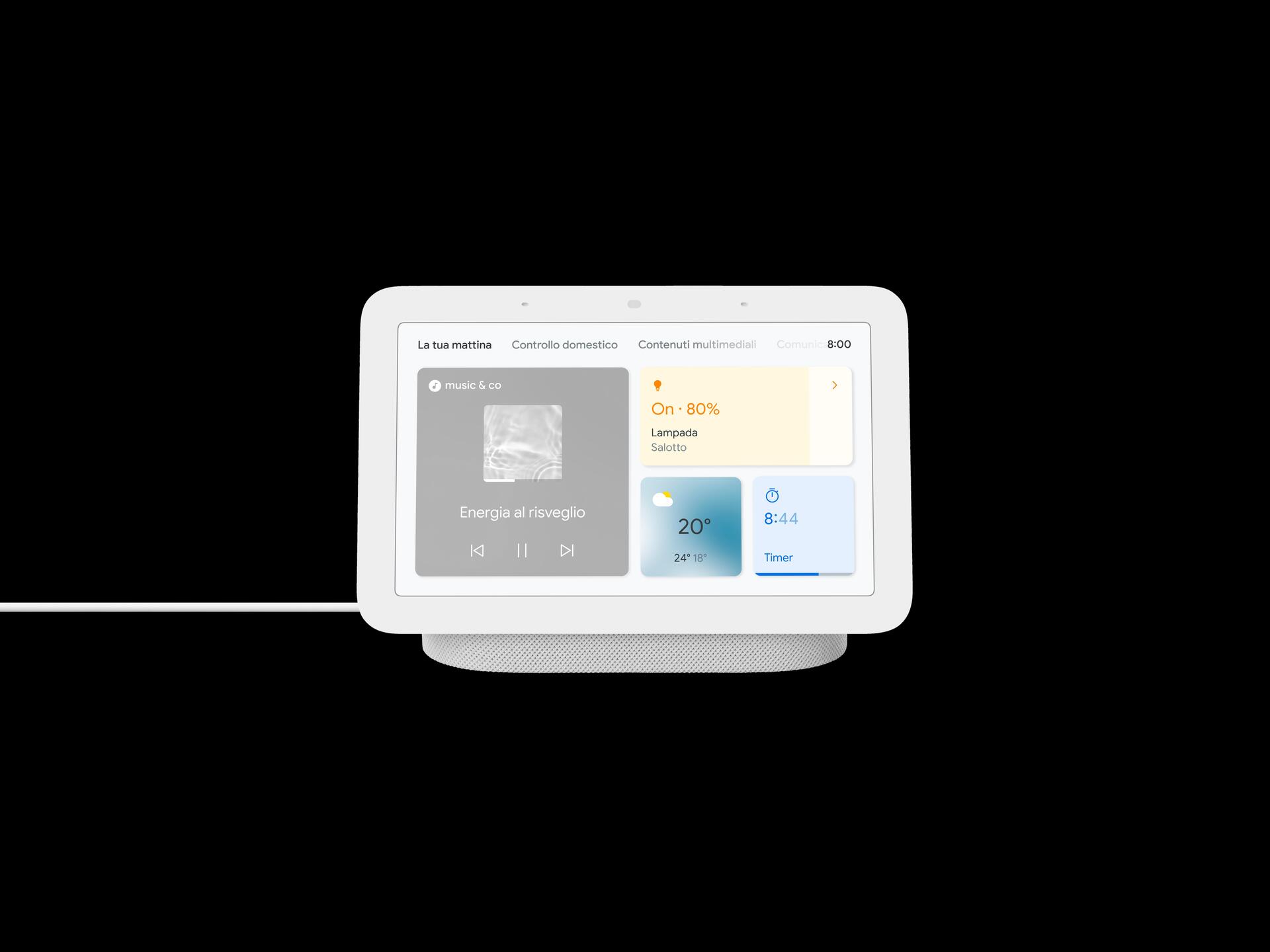 Купить Google Nest Hub (2nd Gen) - Smart-Display - LCD 17,80cm (7") - kabellos - Wi-Fi, Bluetooth - Chalk (GA01331-IT) в магазине wardena.ru