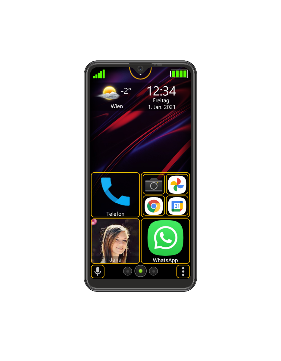 Купить Beafon M6s 15,9 cm (6.26" ) Dual-SIM Android 10.0 4G USB Typ-C 3 GB 32 GB 4000 mAh Schwarz (M6s_EU001B) в магазине wardena.ru