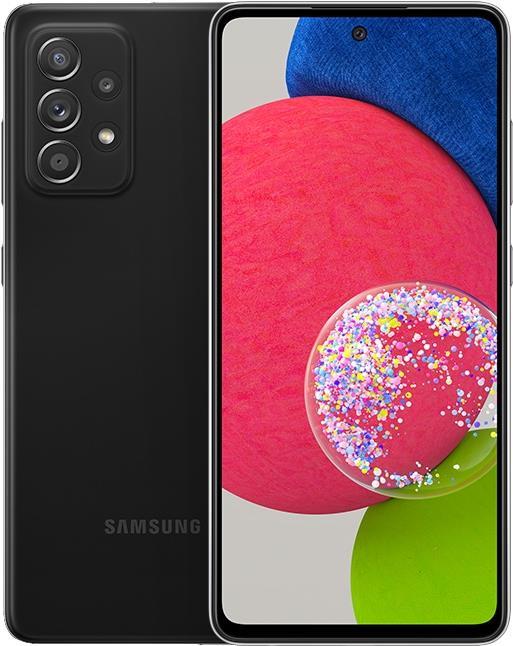 Купить Samsung Galaxy A52s 5G - Enterprise Edition - 5G Smartphone - Dual-SIM - RAM 6 GB / Interner Speicher 128 GB - microSD slot - OLED-Display - 6.5" - 2400 x 1080 Pixel - 4x x Rückkamera 64 MP, 12 MP, 5 MP, 5 MP - front cam (SM-A528BZKCEEE) в магазине wardena.ru
