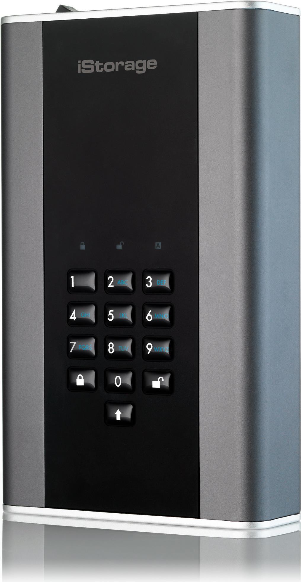 Купить iStorage DiskAshur DT2 Externe Festplatte 20000 GB Schwarz - Grau (IS-DT2-256-20000-C-G) в магазине wardena.ru
