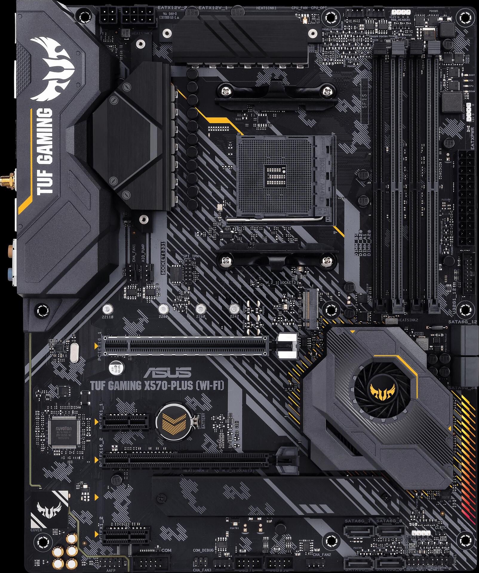Купить ASUS MB TUF GAMING X570-PLUS (WI-FI) (90MB1170-M0EAY0) в магазине wardena.ru