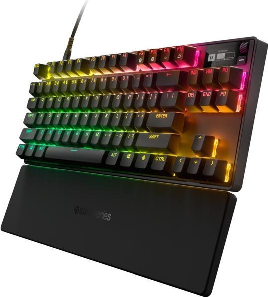 Купить Steelseries Apex Pro TKL Tastatur USB QWERTZ Deutsch Schwarz (64859) в магазине wardena.ru