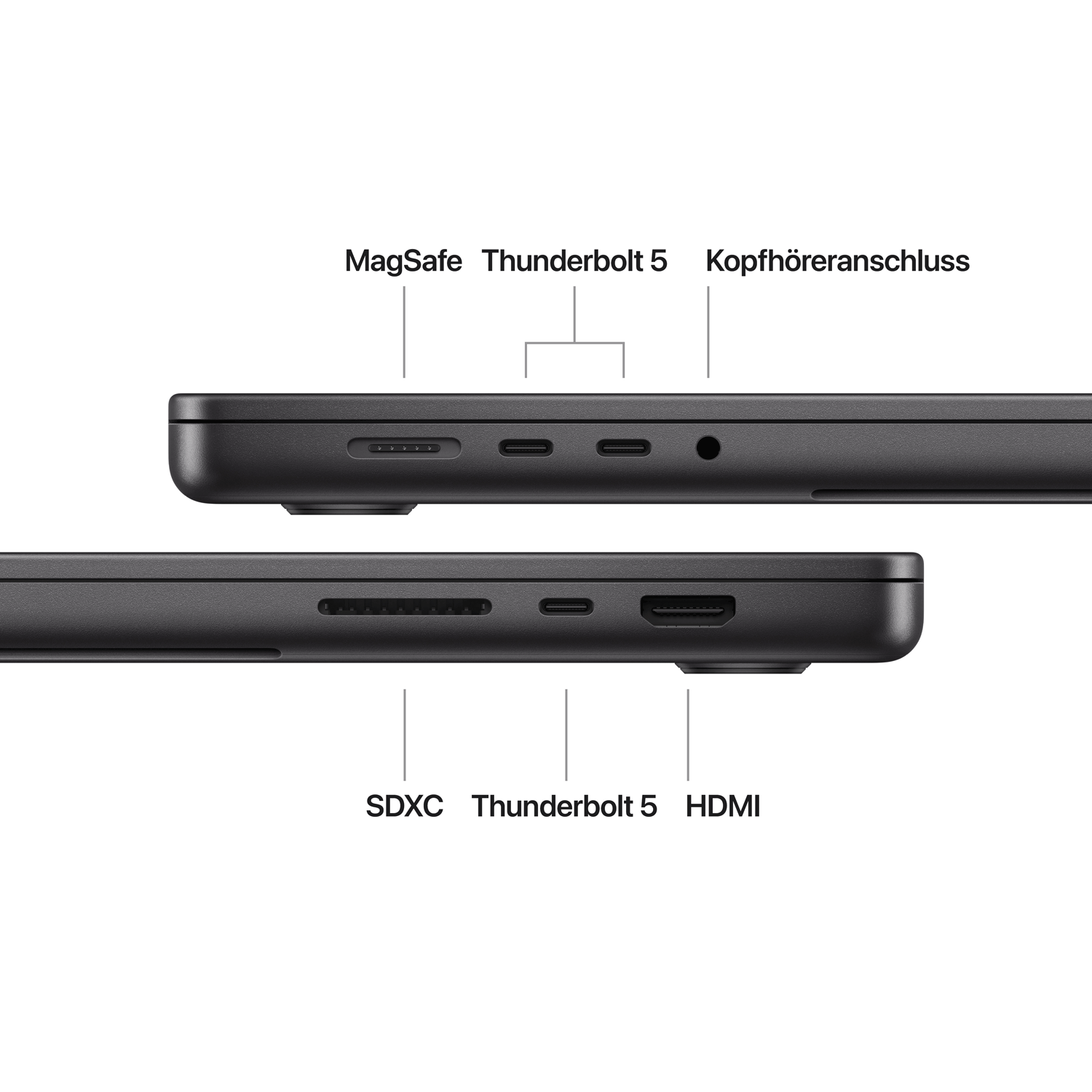 Купить APPLE MacBook Pro 41,05cm 16,2Zoll Apple M4 Max chip with 14core CPU and 32core GPU 36GB 1TB SSD Space Black (MX303D/A) в магазине wardena.ru