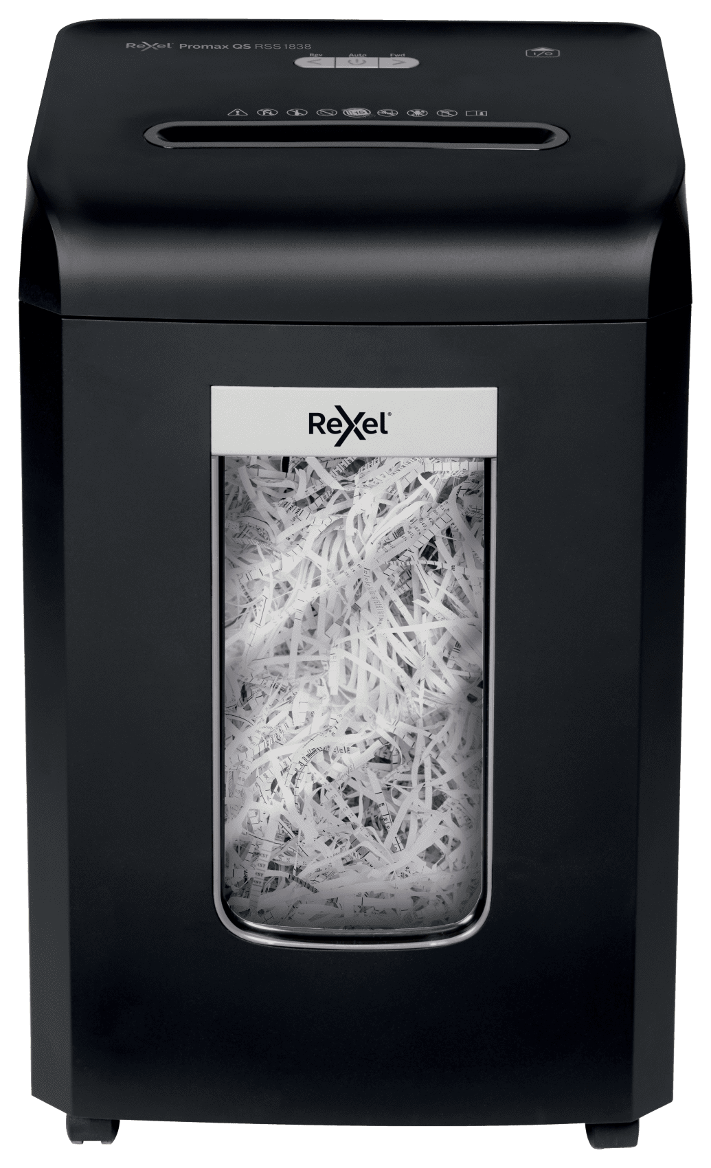Купить Rexel Promax QS RSS1838 Aktenvernichter Streifenzerkleinerung 60 dB 22 cm Schwarz (2104588EU) в магазине wardena.ru