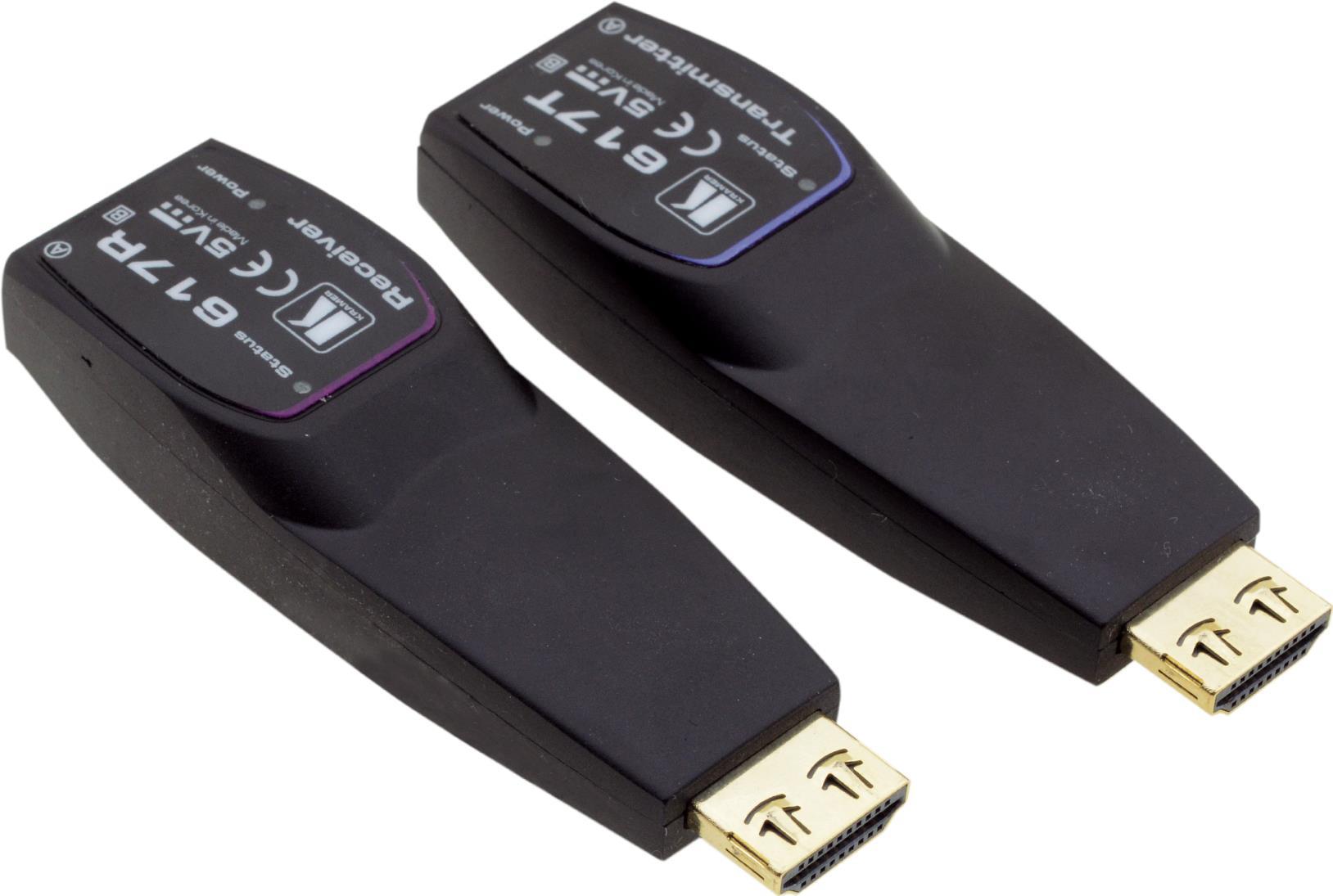 Купить KRAMER ELECTRONICS 617R/T(SET) - 4K HDR HDMI Transmitter/Receiver over Extended-Reach MM Fiber Optic (94-0006150) в магазине wardena.ru