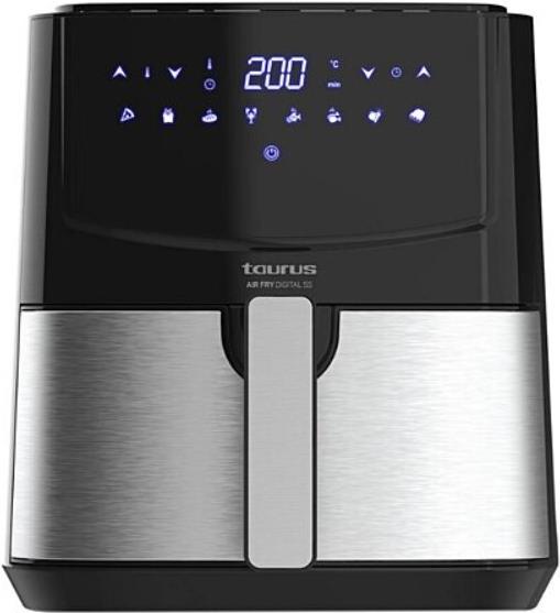 Купить Taurus AF1450XD Einzelbild 5 l Eigenständig 1450 W Heißluftfritteuse Schwarz, Edelstahl в магазине wardena.ru