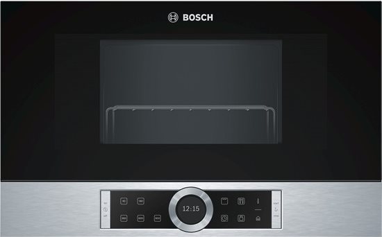 Купить Bosch Serie | 8 BEL634GS1 - Mikrowellenofen mit Grill - eingebaut - 21 Liter - 900 W - rostfreier Edelstahl в магазине wardena.ru