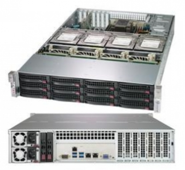 Купить Chassis Supermicro CSE-829HAC12-R1K62LPB 2U 1600W Redundant Hot-Swap 16xHDD SATA/SAS в магазине wardena.ru