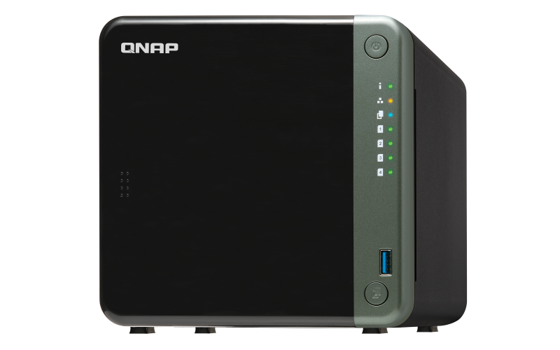 Купить QNAP TS-453D NAS Tower Eingebauter Ethernet-Anschluss Schwarz J4125 (TS-453D-8G/32TBVN) в магазине wardena.ru