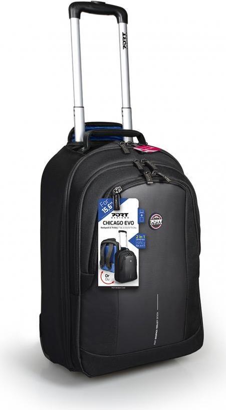 Купить Port Designs CHICAGO EVO Notebooktasche 39,6 cm (15.6" ) Trolley-Koffer Schwarz (170231) в магазине wardena.ru