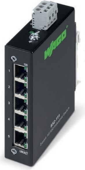 Купить WAGO Industrieswitch unmanaged 5-PORT 100BASE-TX INDUSTR.ECO SWITCH Anzahl Ethernet Ports 5 LAN-Übertragungsrate 100 MB (852-111) в магазине wardena.ru