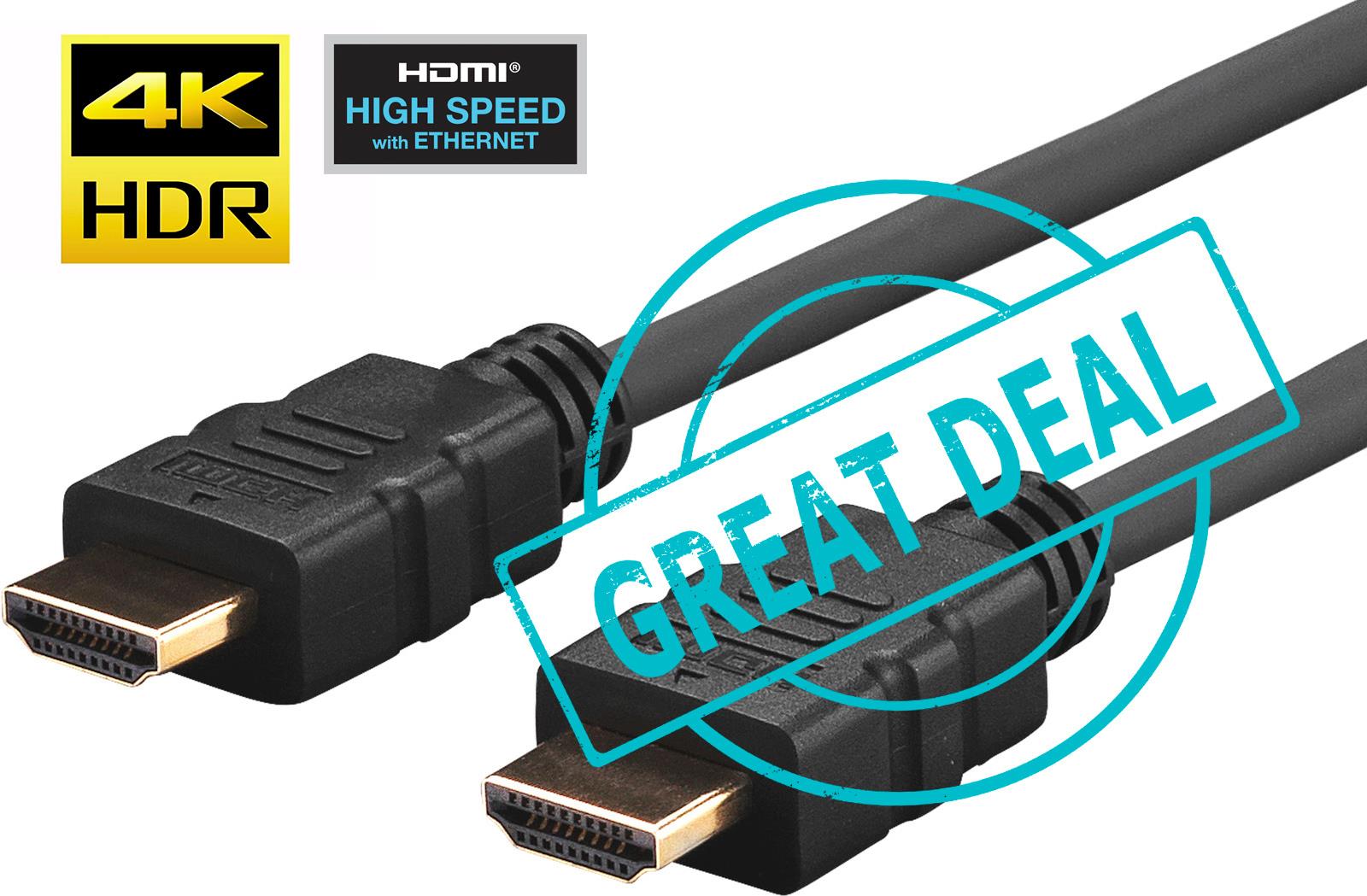 Купить VivoLink PROHDMIHD1-BULK HDMI-Kabel 1 m HDMI Typ A (Standard) Schwarz (PROHDMIHD1-BULK) в магазине wardena.ru