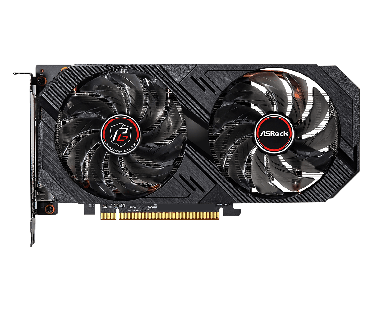 Купить ASRock Phantom Gaming D Radeon RX 6500 XT 4GB OC - Grafikkarten - Radeon RX 6500 XT - 4GB GDDR6 - PCIe 4,0 - HDMI, DisplayPort (90-GA3DZZ-00UANF) в магазине wardena.ru