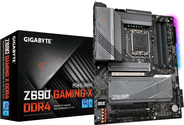 Купить Gigabyte Z690 GAMING X DDR4 (rev. 1.0) - Intel - LGA 1700 - Intel Core i5 - Intel Core i7 - Intel Core i9 - DDR4-SDRAM - 128 GB - DIMM (Z690 GAMING X DDR4) в магазине wardena.ru