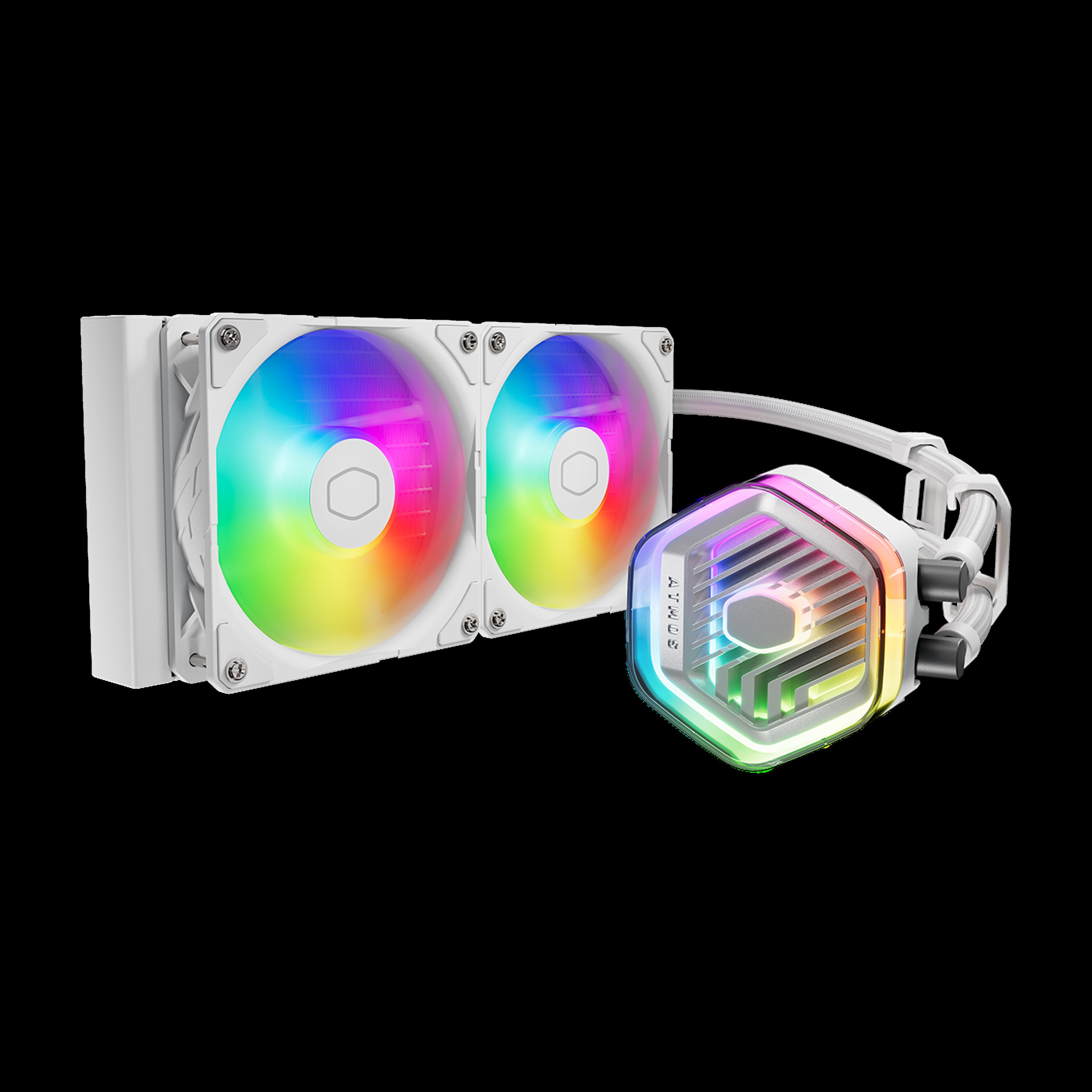 Купить Cooler Master MasterLiquid 240 ATMOS White Prozessor Flüssigkeitskühlung 12 cm Weiß 1 Stück(e) (MLX-D24M-A25PZ-RW) в магазине wardena.ru