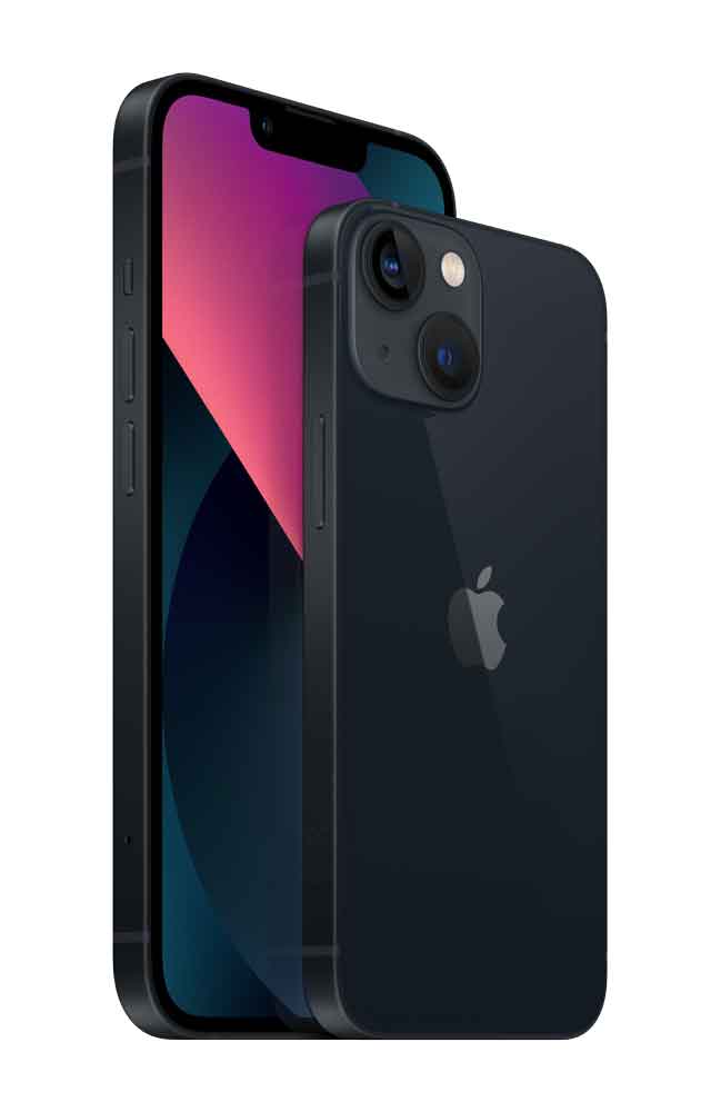 Купить Apple iPhone 13 - Smartphone - Dual-SIM - 5G NR - 512GB - 6.1" - 2532 x 1170 Pixel (460 ppi (Pixel pro" )) - Super Retina XDR Display - 2 x Rückkamera 12 MP Frontkamera - Midnight (MLQC3ZD/A) в магазине wardena.ru