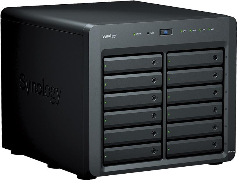 Купить Synology Disk Station DS3617xsII - NAS-Server - 12 Schächte - SATA 6Gb/s - RAID 0, 1, 5, 6, 10, JBOD, RAID F1 - RAM 16 GB - Gigabit Ethernet - iSCSI Support (DS3617XSII) в магазине wardena.ru