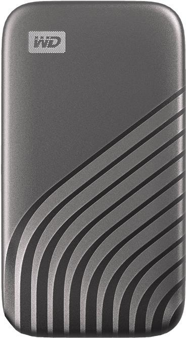 Купить WD My Passport SSD WDBAGF0010BGY - SSD - verschlüsselt - 1 TB - extern (tragbar) - USB 3.2 Gen 2 (USB-C Steckverbinder) - 256-Bit-AES - Grau (WDBAGF0010BGY-WESN) в магазине wardena.ru