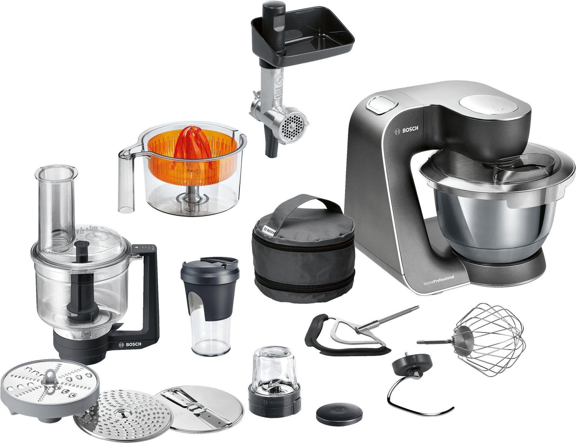 Купить Bosch MUM59M55 1000W 3.9l Schwarz - Edelstahl Küchenmaschine (MUM59M55) в магазине wardena.ru