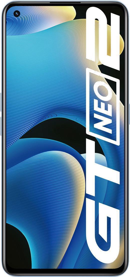 Купить Realme GT Neo 2 - 5G Smartphone - Dual-SIM - RAM 8GB / 128GB - OLED-Display - 16,80cm (6,62") - 2400 x 1080 Pixel (120 Hz) - Triple-Kamera 64 MP, 8 MP, 2 MP - front camera 16 MP - neo blue (6941399061002) в магазине wardena.ru