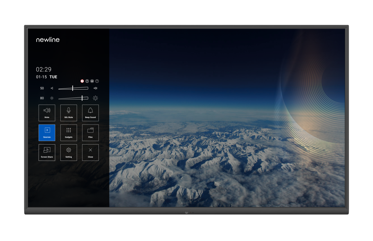 Купить Newline 215,90cm (85"), 4K LED Display, 400cd/m², Kontrast: 4.000:1, Lautsprecher, integriertes WiFi, Smart SystemVesa: 800x400Gewicht: 48,5kg (TT8519NT) в магазине wardena.ru