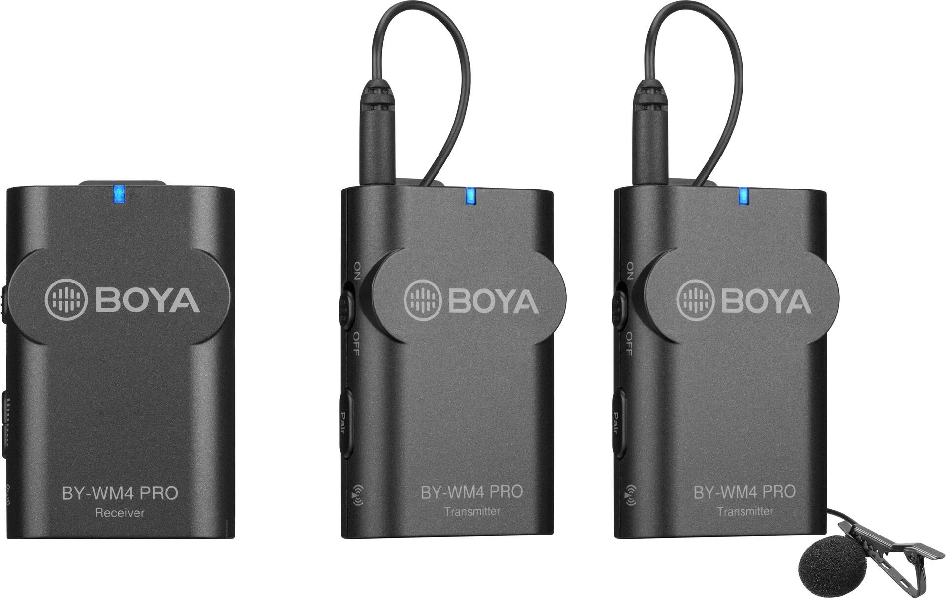 Купить BOYA BY-WM4 PRO K2 - Lavalier-Mikrofon - 3,5 mm - 60 m - Bodypack-Empfänger - 35 - 14000 Hz - Taschensender (BY-WM4 PRO K2) в магазине wardena.ru