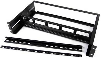 Купить StarTech.com 48,30cm (19") DIN Rail Rackmount Kit einstellbar mit Hutschiene/Mini/ G-Schiene - Rack-Schienen-Kit - Schwarz - 2U - 48.3 cm (19") - für P/N: 2POSTRACK42, 4POSTRACK12U, 4POSTRACK25U, 4POSTRACK42, RK960CP, RK (ADJDINKIT) в магазине wardena.ru