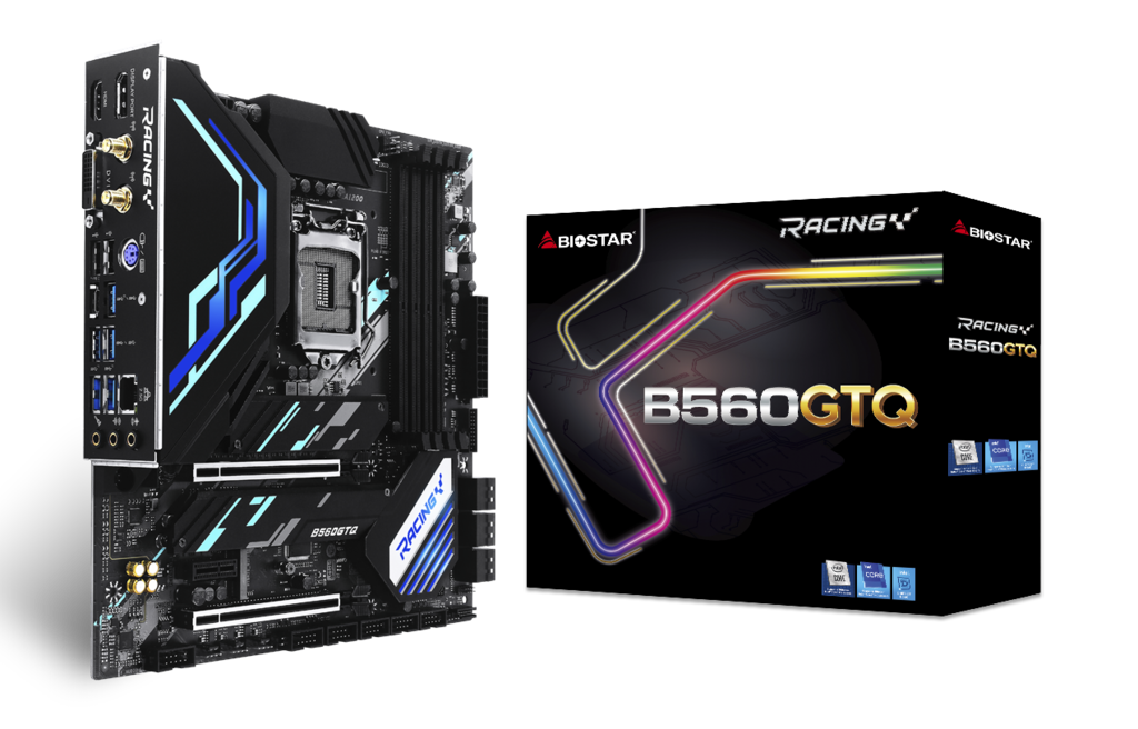Купить Biostar RACING B560GTQ - Motherboard - micro ATX - LGA1200-Sockel - B560 - USB 3.2 Gen 1, USB 3.2 Gen 2, USB-C Gen 2x2 - 2.5 Gigabit LAN - Onboard-Grafik (CPU erforderlich) - HD Audio (8-Kanal) в магазине wardena.ru